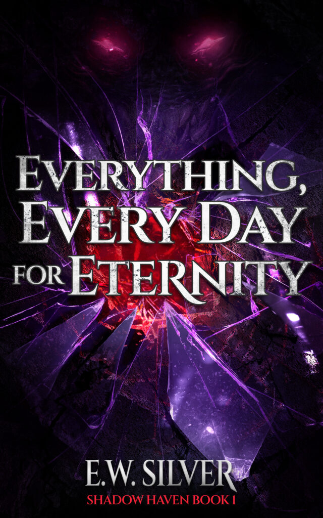 Everything Every Day for Eternity by EW Silver MM Paranormal Romance Book Cover